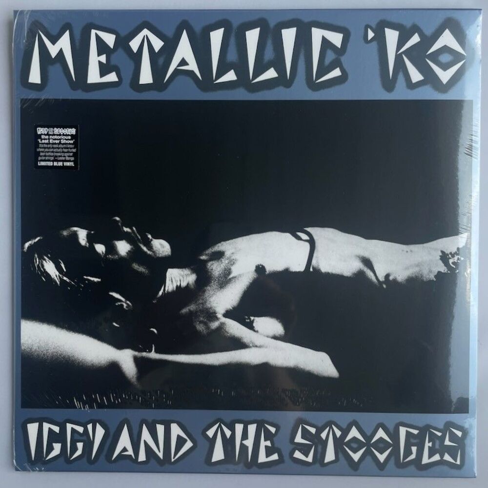 Iggy And The Stooges – Metallic K.O. Blue Vinyl, LP, Reissue, Jungle Records NEW